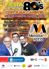 Imagen Fiesta Meloda FM con Juan Campos