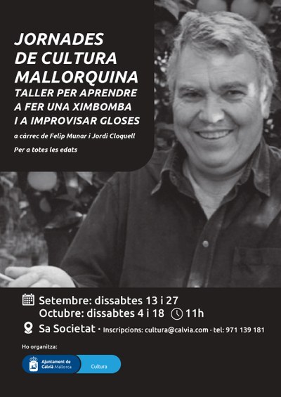 <bound method DexterityContent.Title of <Event at /fs-calvia/calvia/ca/arees-municipals/cultura/copy_of_agenda/taller-per-aprendre-a-fer-una-ximbomba-i-a-improvisar-gloses>>.