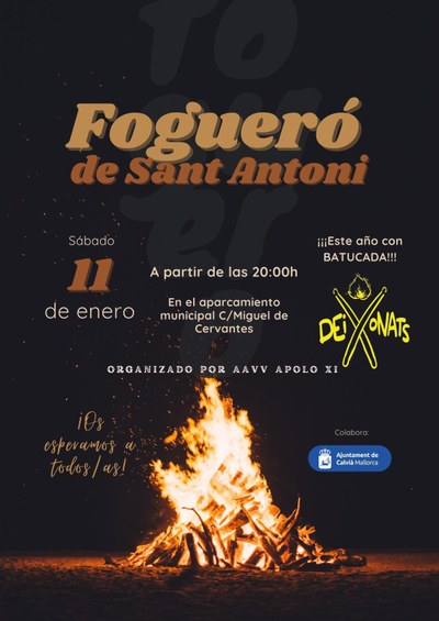 <bound method DexterityContent.Title of <Event at /fs-calvia/calvia/ca/calvia-al-dia/agenda/foguero-de-sant-antoni-apolo-xi>>.