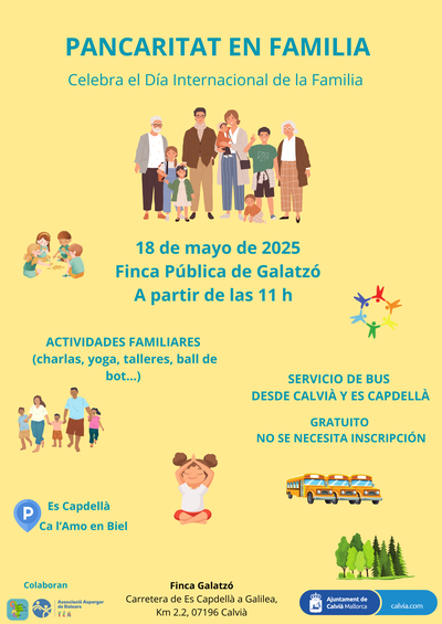 <bound method DexterityContent.Title of <Event at /fs-calvia/calvia/ca/calvia-al-dia/agenda/pancaritat-en-familia>>.