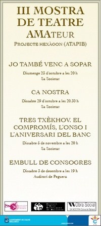 III Mostra de Teatre AMATeur.