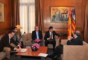 Trobada amb el delegat del Govern a Balears.