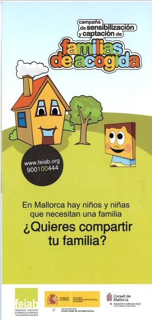 Captació de famílies d'acollida a Calvià.