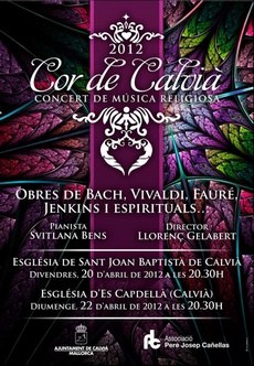 Concerts de Pasqua del Cor de Calvià.
