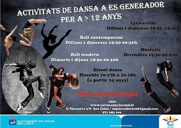 Activitats de dansa > 12 anys.