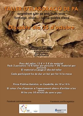 Taller d'elaboració de pa.
