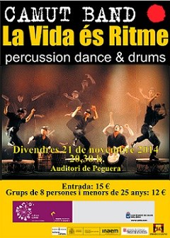 Dansa. Camut Band, La vida es ritmo.