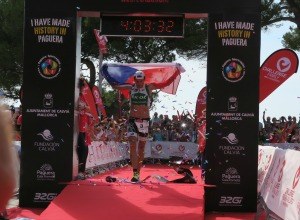 Arribada i podi de la Challenge Peguera 2015.