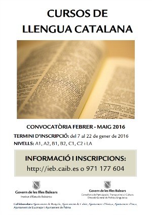 Cursos de llengua catalana.