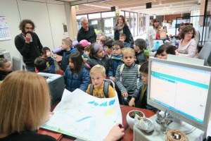 Visita del CEIP Son Ferrer a l'Ajuntament.