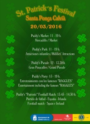 St. Patrick 2016 a Santa Ponça.