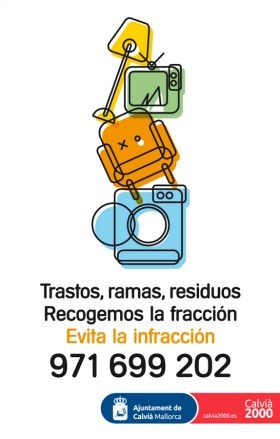 No abandonis els trastos, crida i els recollim.