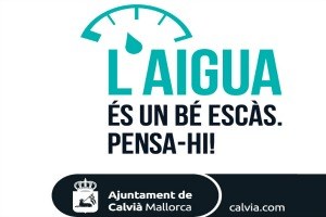 L'aigua és un bé escàs. Pensa-hi!.
