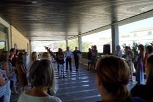 Acte contra la violència de gènere.