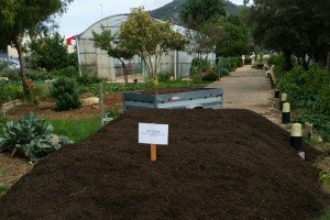 Repartiment de compost en horts urbans.
