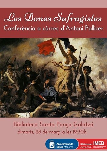 Conferència 'Dones sufragistes'.