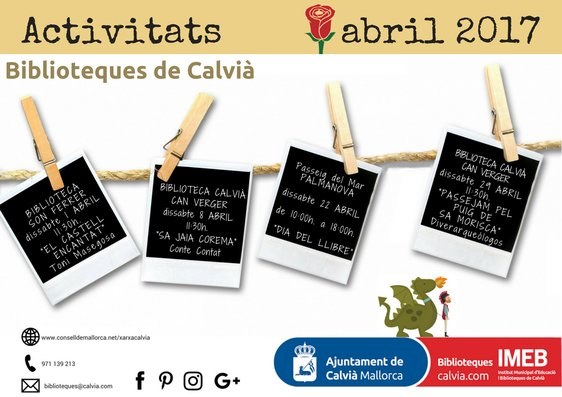 Biblioteques de Calvià - abril.