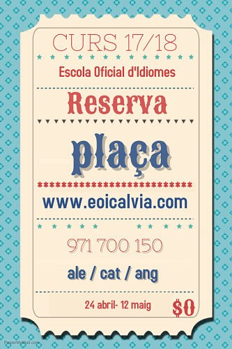 Escola Oficial d'Idiomes.