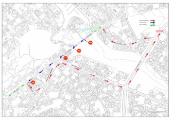 Canvis de circulació per obres a Santa Ponça.