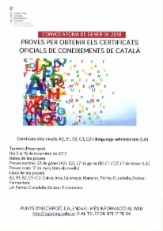 Convocatòria proves català gener 2018.