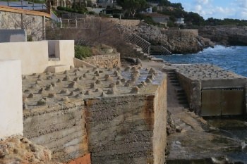 Expedient per obres a la costa de Bendinat.