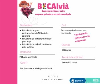 BECALVIÀ, informa't!.