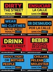 Campanya informativa sobre normes de convivència.