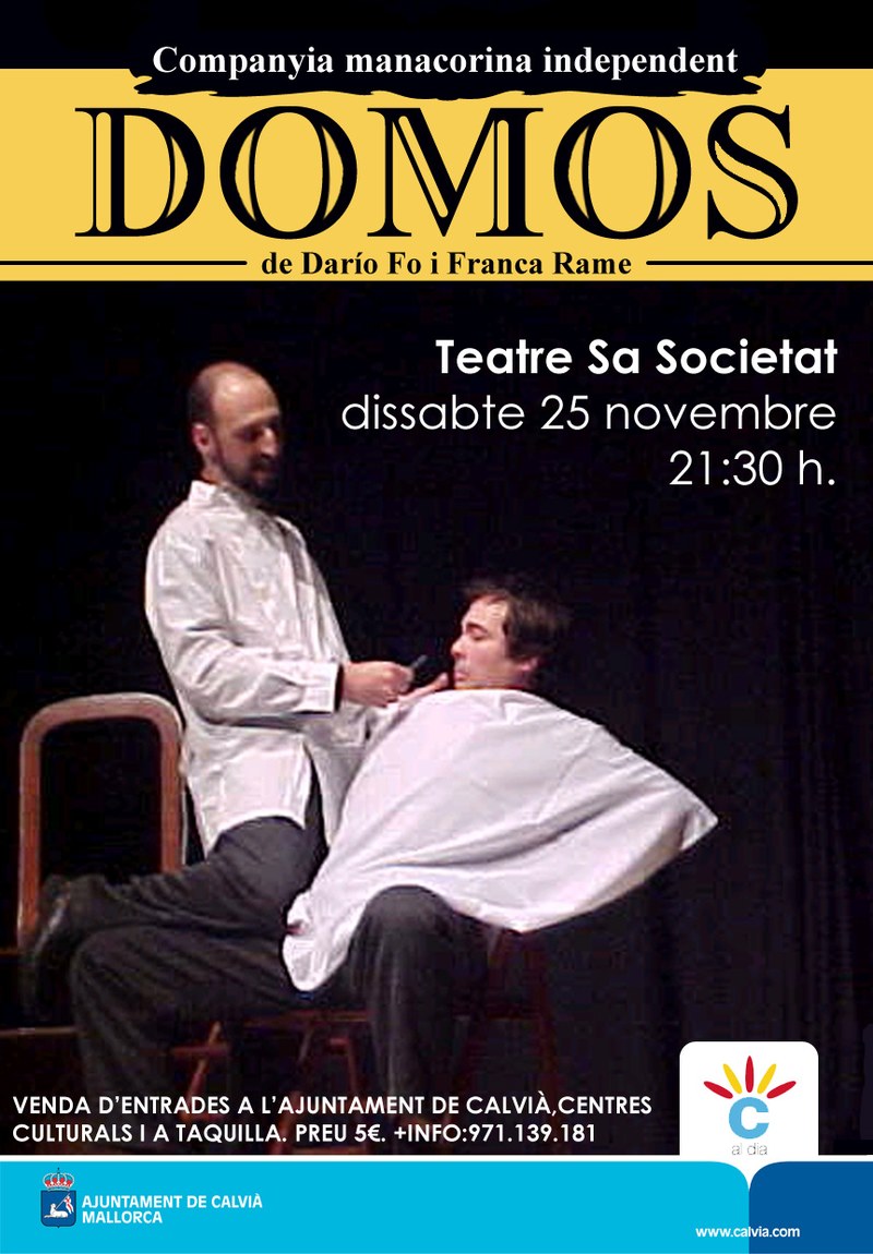 Domos. Teatre a Sa Societat.