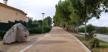 Passeig Calvià entre Santa Ponça y el Toro.