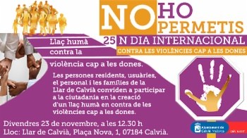 Dia Internacional contra les violències masclistes.