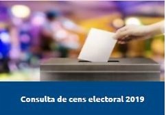 Consulta online les dades del cens electoral.