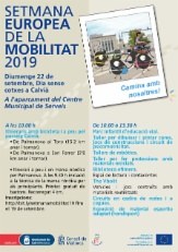 Activitats de la Setmana Europea de la Mobilitat.