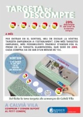 Sol·licita la teva targeta de descompte.
