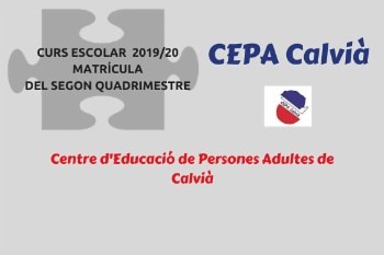 Matrícula Centre Educació Persones Adultes.