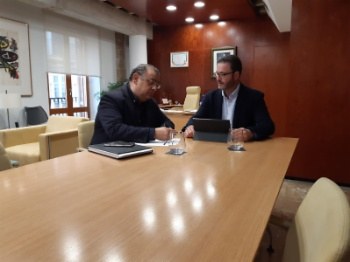 Reunió dels batles de Calvià i de Palma.