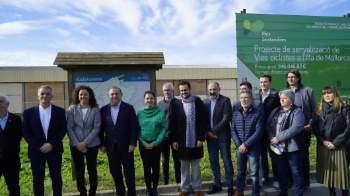 Senyalització de rutes ciloturístiques.