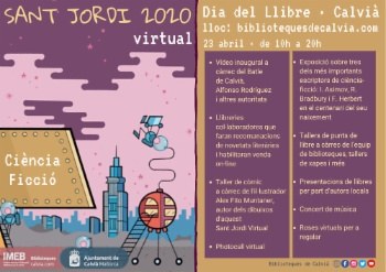 23 d'abril: Calvià viu el Dia del Llibre virtual.