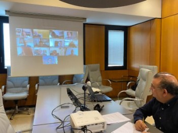 Reunió de l'AMT amb la ministra de Turisme.