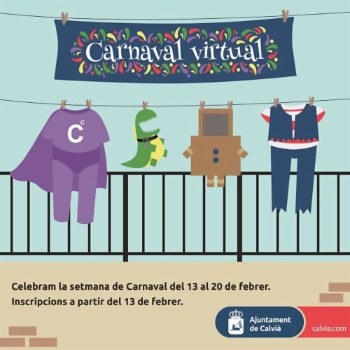Participa en el Carnaval Virtual de Calvià 2021.