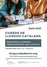 Cursos i tallers de conversa de català estiu 2021.