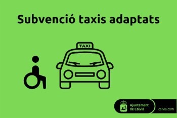  Ajudes per a taxis adaptats.