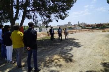 Visita a les obres del futur CEPA de Calvià.