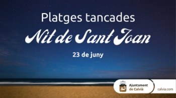 No s'hi podrà accedir de les 20h a les 8h.