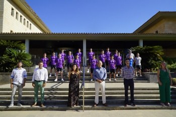 Recepció de l'ETB Hidrobal Calvià a l'Ajuntament.