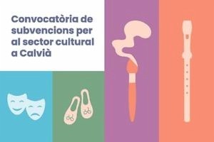L'Ajuntament convoca ajudes per al sector cultural.