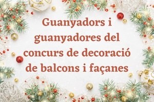 Resultats del concurs de decoració de façanes.