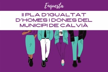 Enquesta per a l'elaboració del II Pla d'Igualtat.