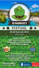 El 20 de març torna el Festival de Sant Patrici.