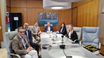 Reunió del batle amb l'ambaixador del Regne Unit.