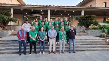 Recepció a l'equip femení Santa Ponça Talarrubias.